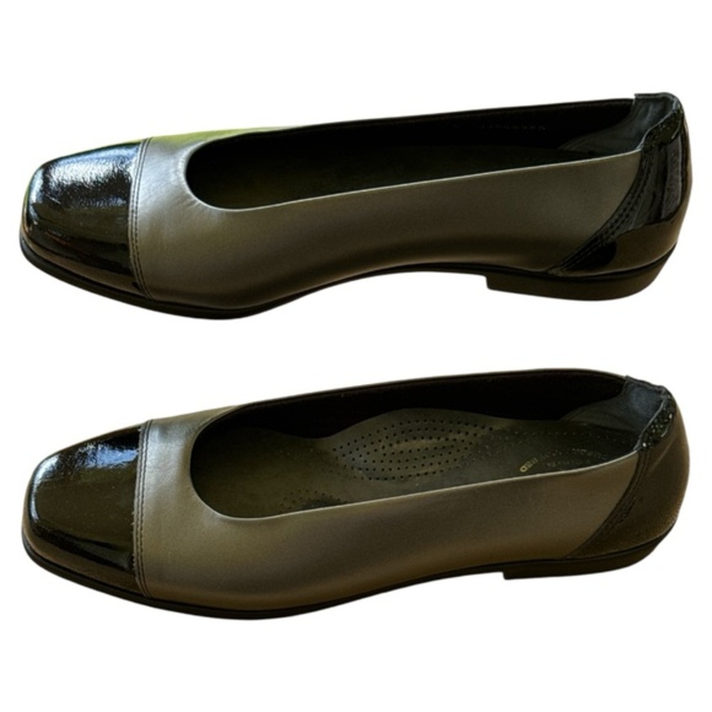 SAS Scenic Elegant Black and Gray Women's Flats 10